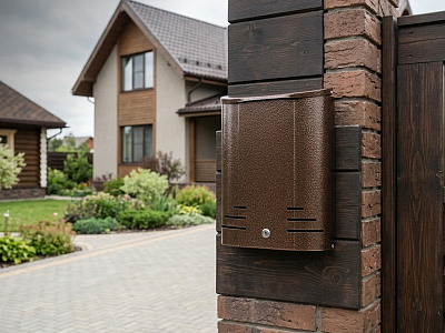 Почтовый ящик Модерн антик медь