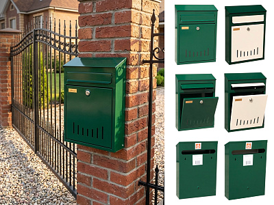 Почтовый ящик Элит зеленый