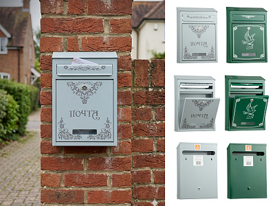 Почтовый ящик Элит дизайнерский с печатью рисунка №5